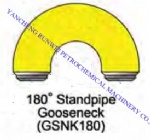 180° standpipe gooseneck 5 inch XXS 5K BW